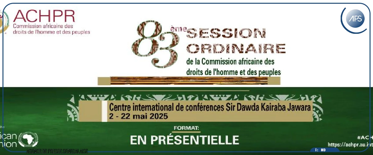 Banjul hôte de la 83e session ordinaire de la Commission des droits de l’Homme
