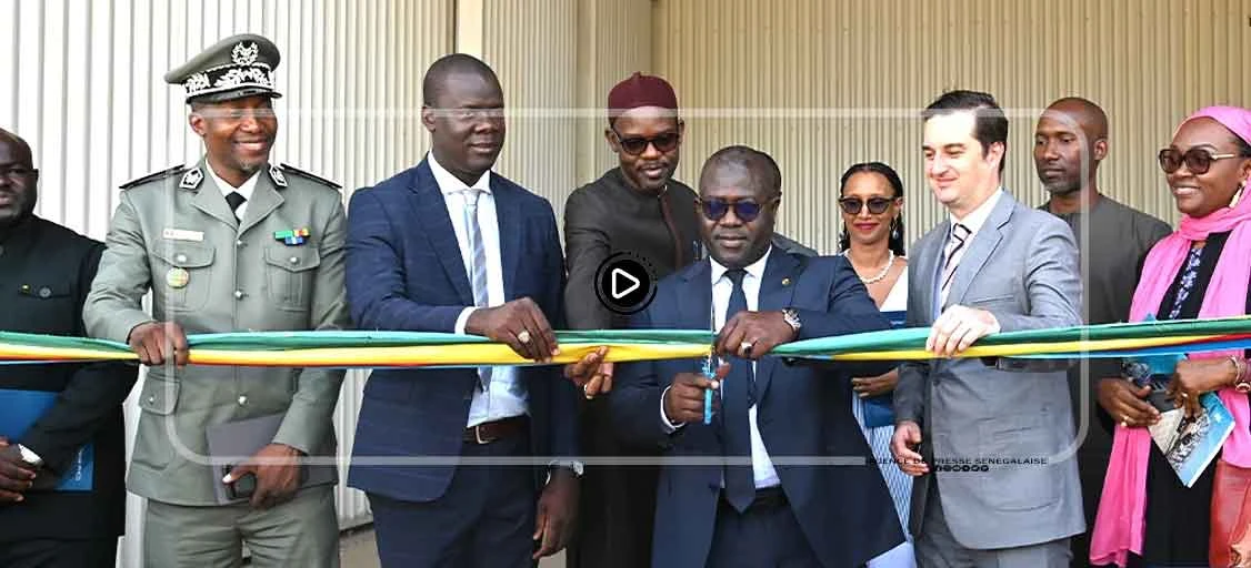 Inauguration du nouvel entrepôt de la société MAERSK