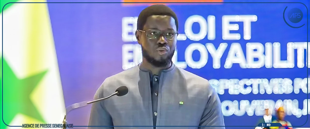 Bassirou Diomaye Faye souligne l’urgence d’une réponse collective face au défi de l’emploi