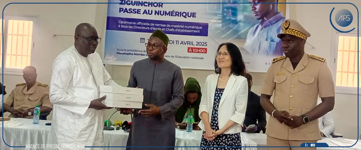 Ziguinchor : du matériel numérique remis aux directeurs d’école et chefs d’établissement