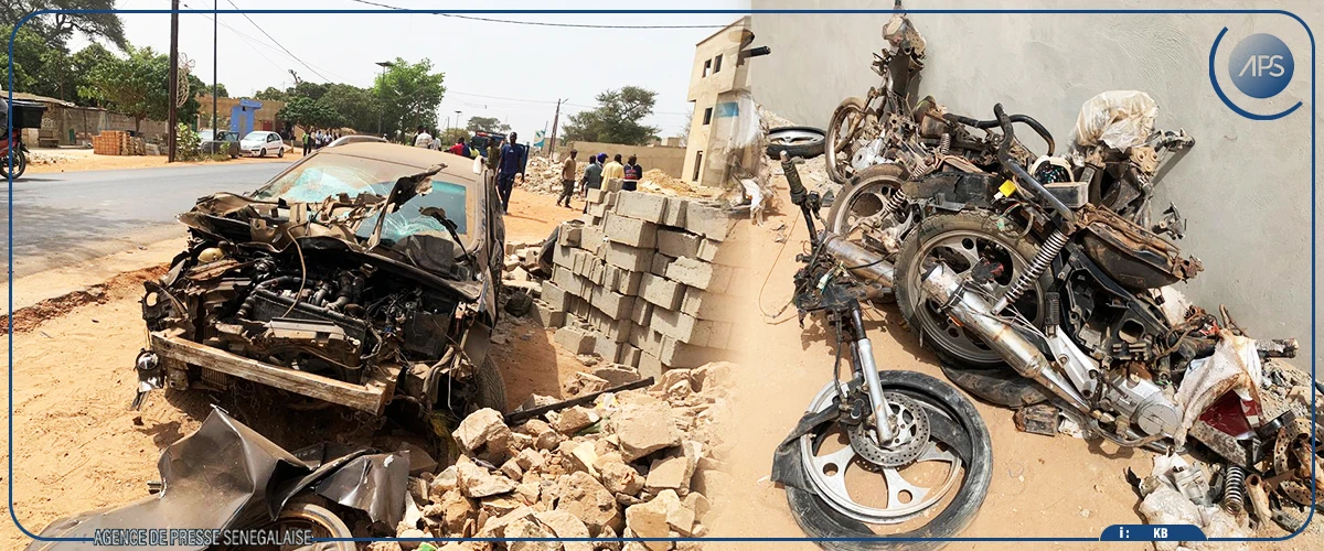 Mbour : un véhicule percute des motos garées et fait trois morts près de Warang