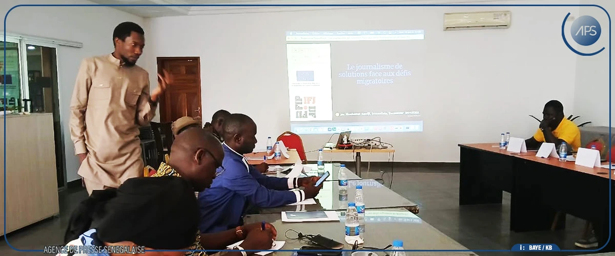 Kaolack : le ”journalisme de solutions” avec un récit plus humain de la migration au menu d’une session de formation