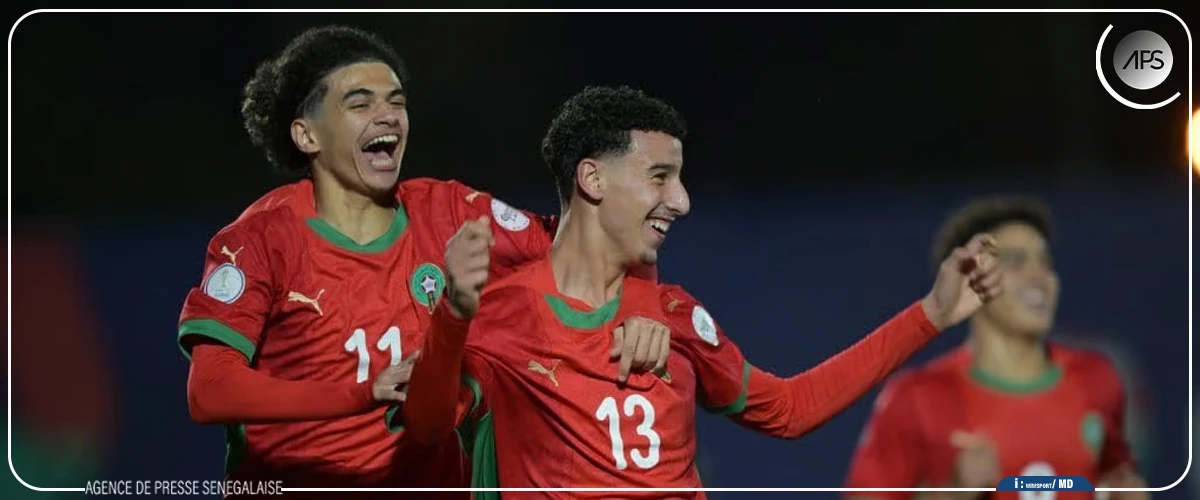 CAN U17 : le Maroc bat l’Afrique du Sud et décroche son ticket pour les demi-finales
