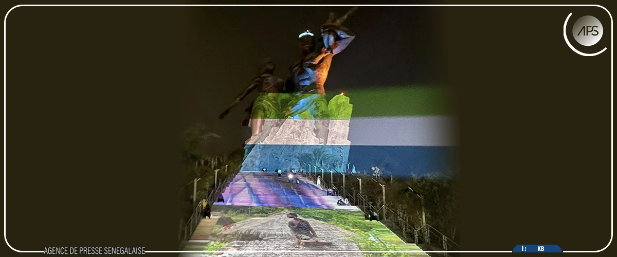 Le 64e anniversaire de l’indépendance de la Sierra Leone célébré au Monument de la Renaissance Africaine