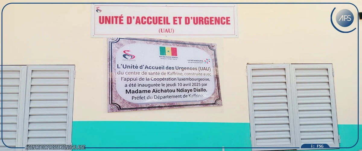 Kaffrine : le centre de santé Saliou Ndao étrenne une nouvelle unité d’accueil des urgences