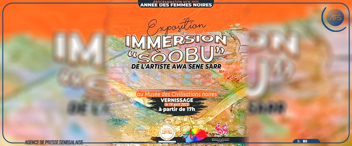 Vernissage de l’exposition ‘’Immersion/Sóobu” de l’artiste Awa Sène Sarr, samedi