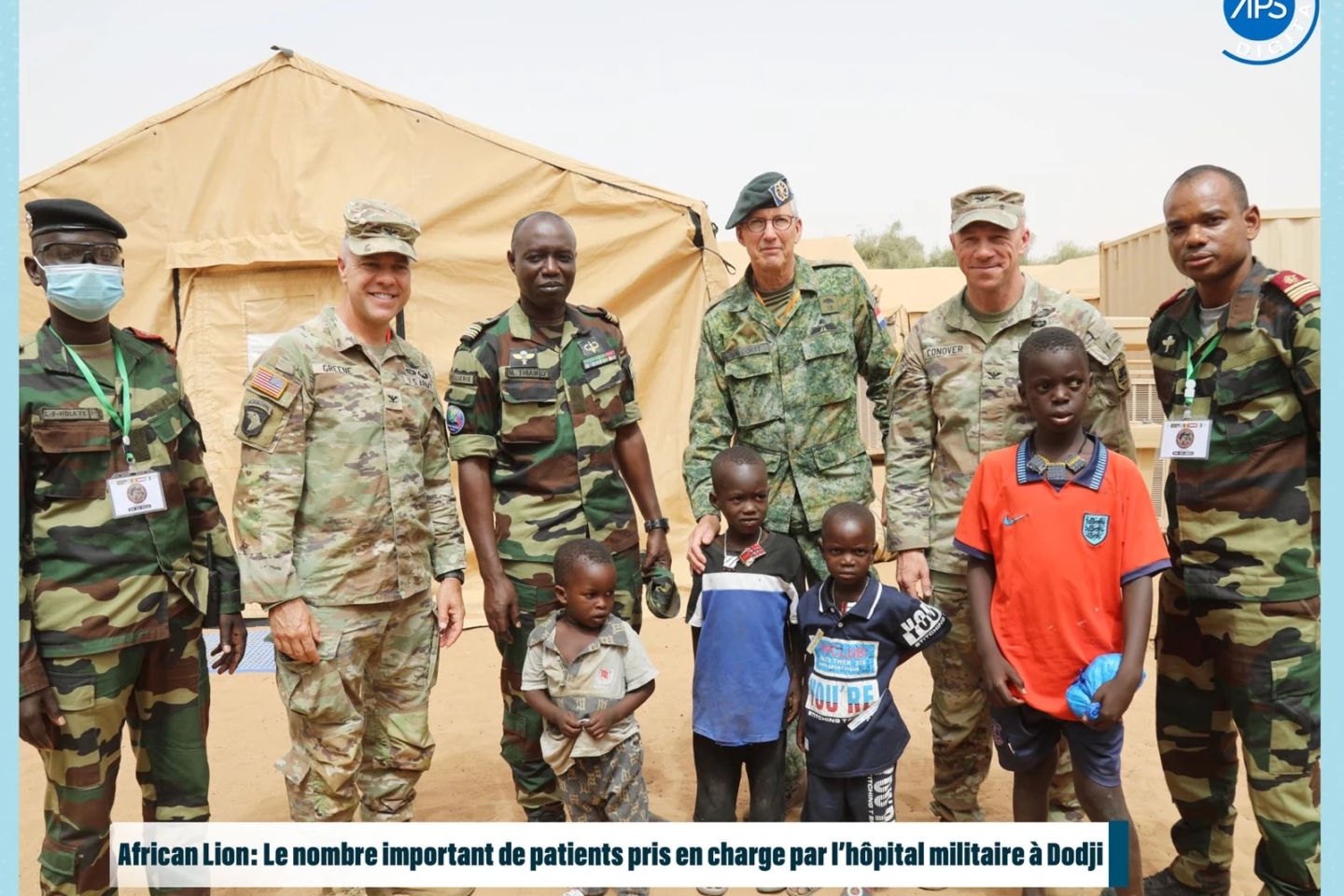 African Lion : Le nombre important de patients pris en charge par l’hôpital militaire à Dodji