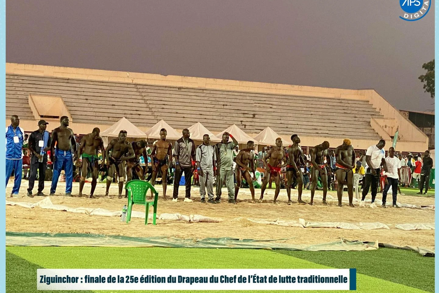 Ziguinchor : finale de la 25e édition du Drapeau du Chef de l’État de lutte traditionnelle.