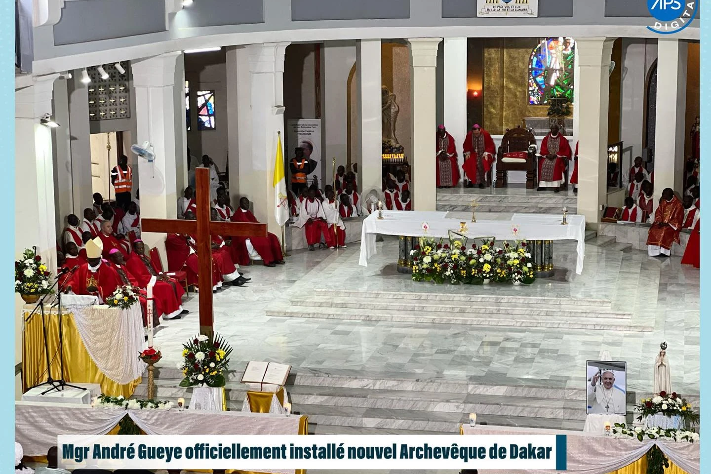 Mgr André Guéye officiellement installé archevêque de Dakar