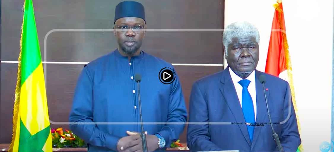 Déclarations du Premier ministre Ousmane Sonko et de son homologue ivoirien