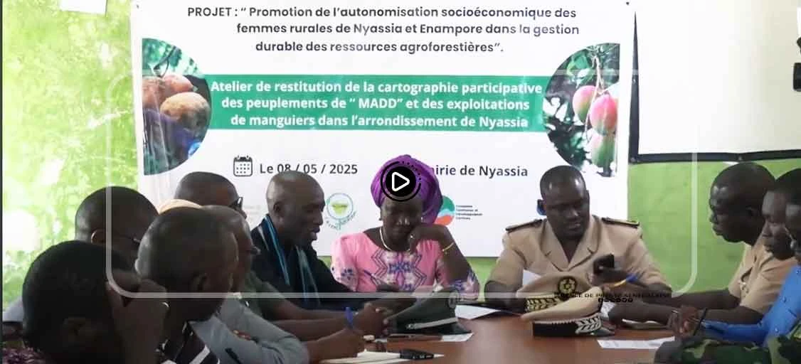 Ziguinchor: restitution d’une étude de cartographie du peuplement des arbres fruitiers “madd” et mangue