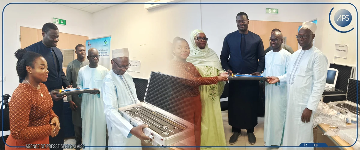 Sédhiou : du matériel médical offert au service ORL de l’hôpital Amadou Tidiane Ba