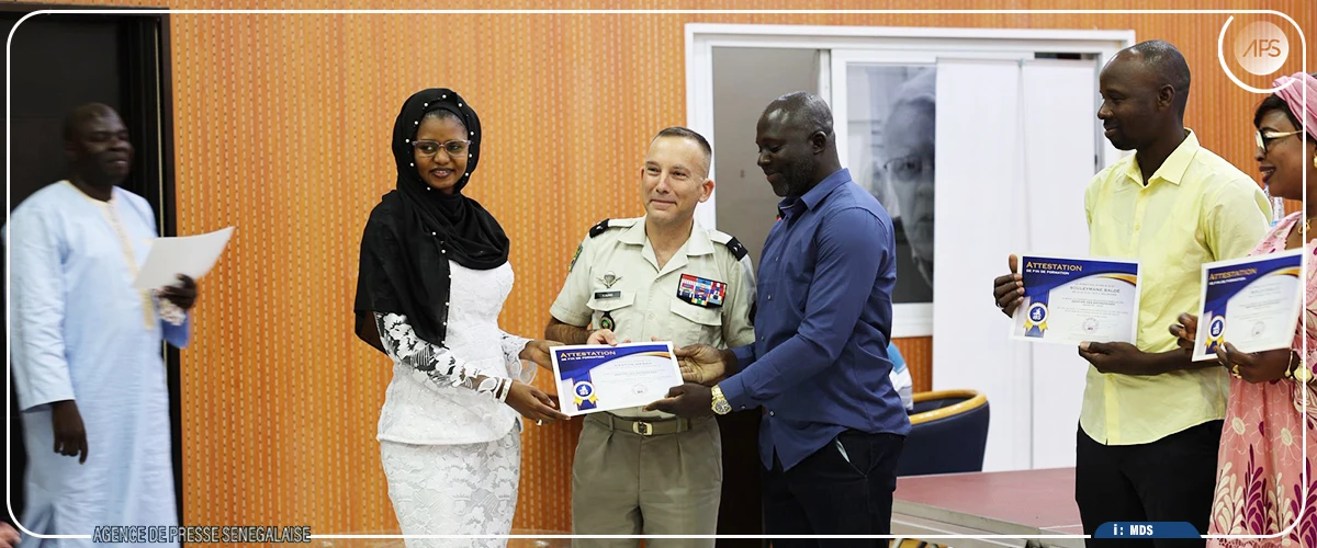 Formation professionnelle : remise de diplômes à 30 employés sénégalais des Eléments français au Sénégal