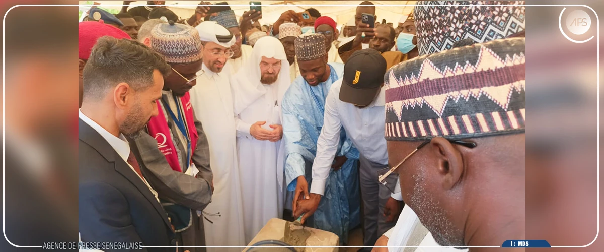 Kaffrine : pose de la première de la grande mosquée de Ngodiba