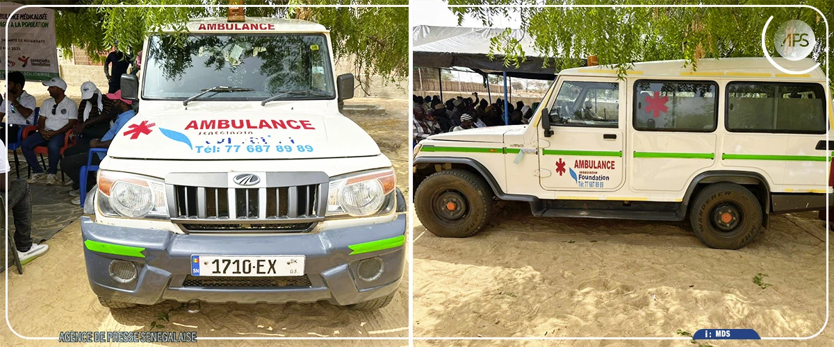 Mbane : une fondation dote le village de Ndiakhaye d’une ambulance médicalisée