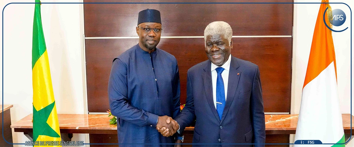 Ousmane Sonko relève le faible volume des échanges entre Abidjan et Dakar