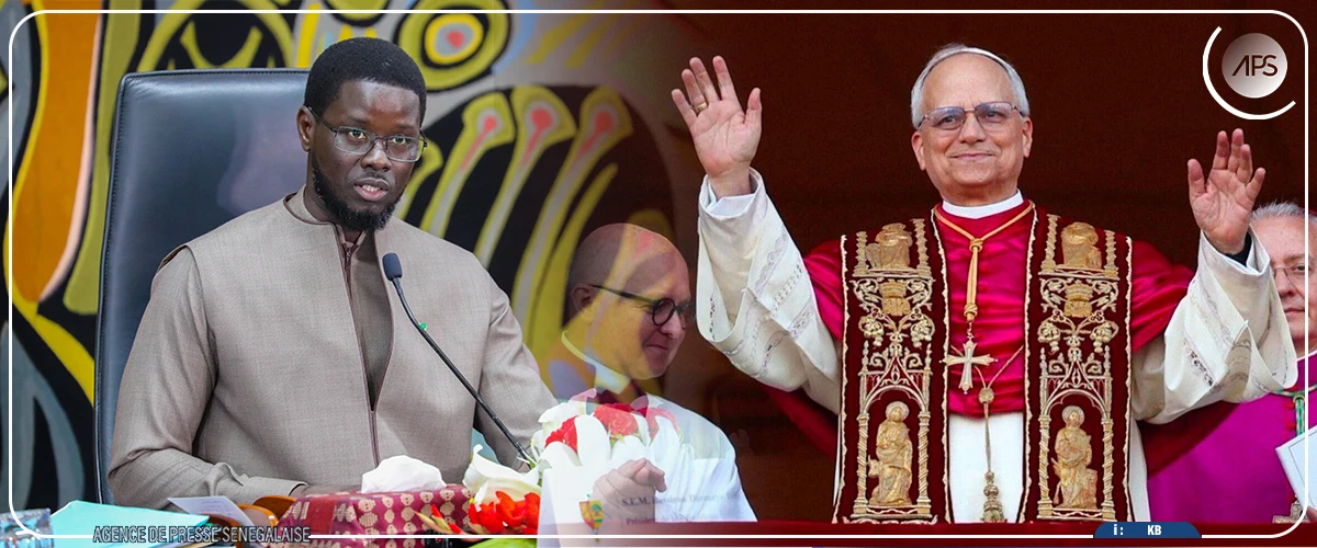 Bassirou Diomaye Faye adresse ses félicitations au pape Léon XIV