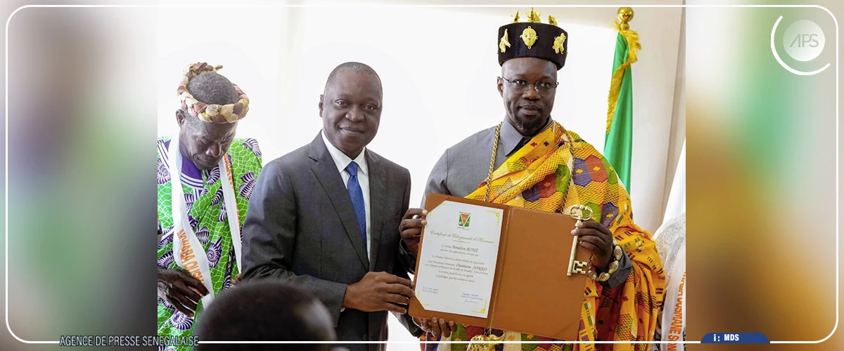 Côte d’Ivoire : Ousmane Sonko élevé au rang de citoyen d’honneur de Bouaké