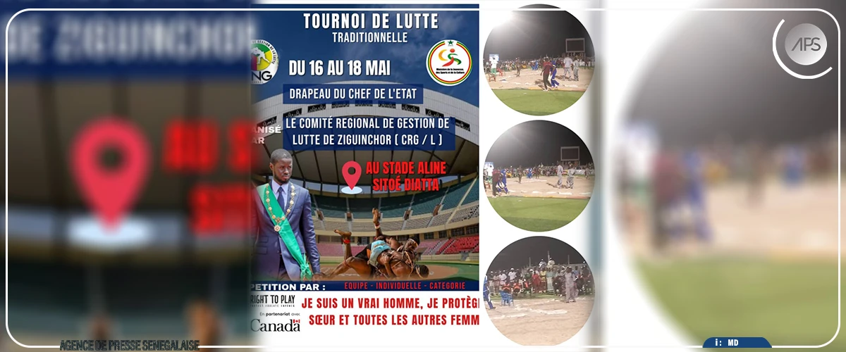 Ziguinchor : la finale de la 25e édition du drapeau du chef de l’Etat de lutte traditionnelle prévue dimanche