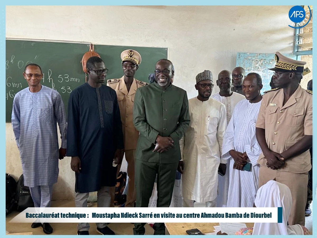Baccalauréat technique : Moustapha Ndieck Sarré en visite au centre Ahmadou Bamba de Diourbel
