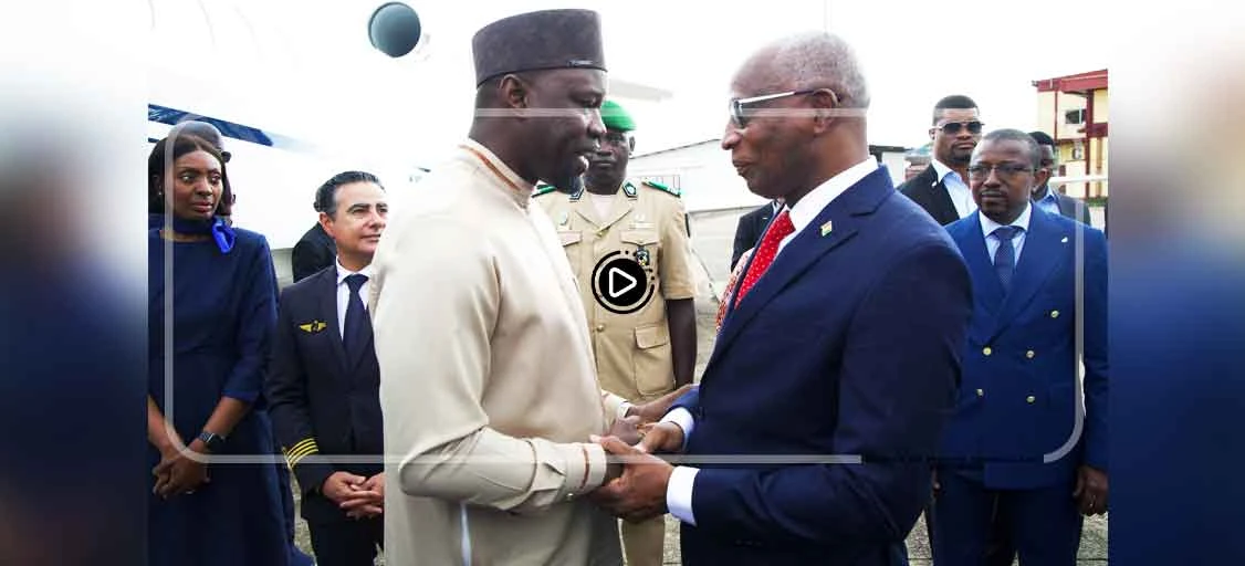 Arrivée du Premier ministre Ousmane Sonko à Conakry