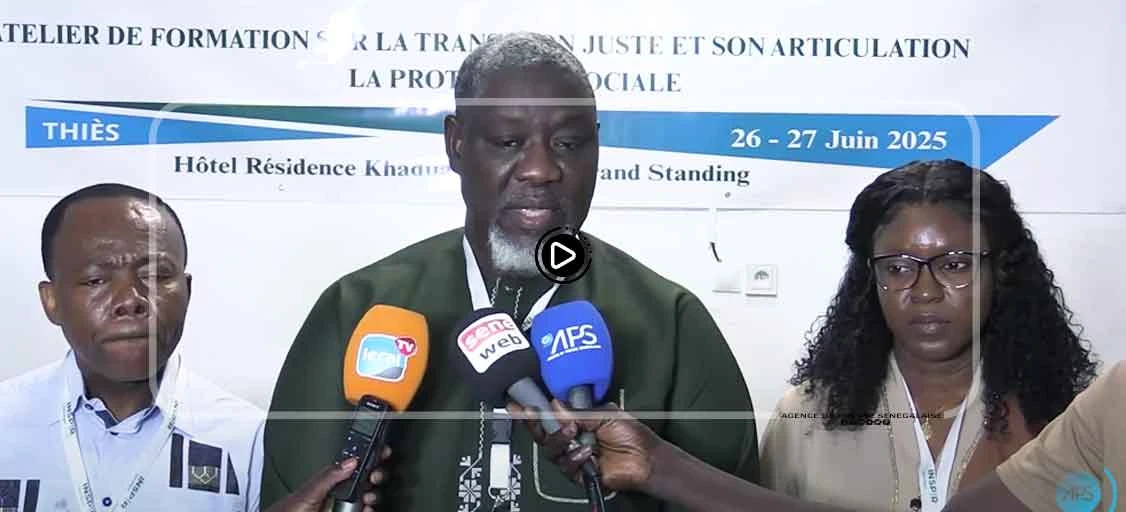 Thiès : Plusieurs acteurs de la société civile, des organisations syndicales formés sur la transition juste