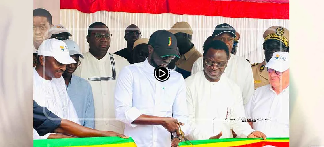 Après l’inauguration de l’usine Saf Ingrédients le chef de l’État visite le nouveau Casier agricole de Diama