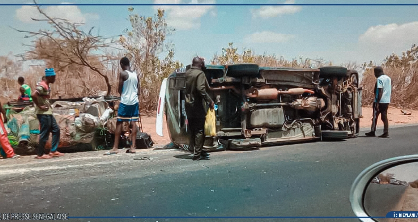 Louga : sept blessés dans l’accident d’un minicar à Boya Seck