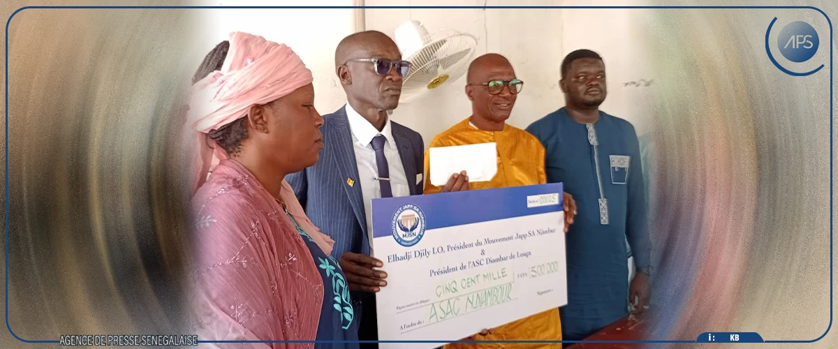 Louga : El Hadj Djily Lô offre 500.000 FCFA à l’ASAC Ndiambour pour soutenir son maintien en Ligue 2