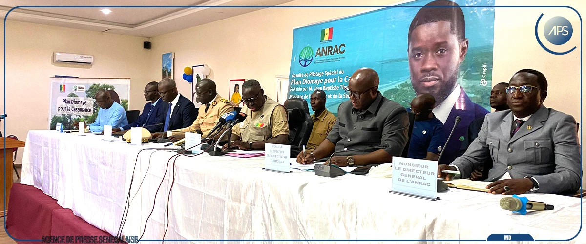 Casamance : Jean Baptiste Tine visite des villages des déplacés de retour au bercail  