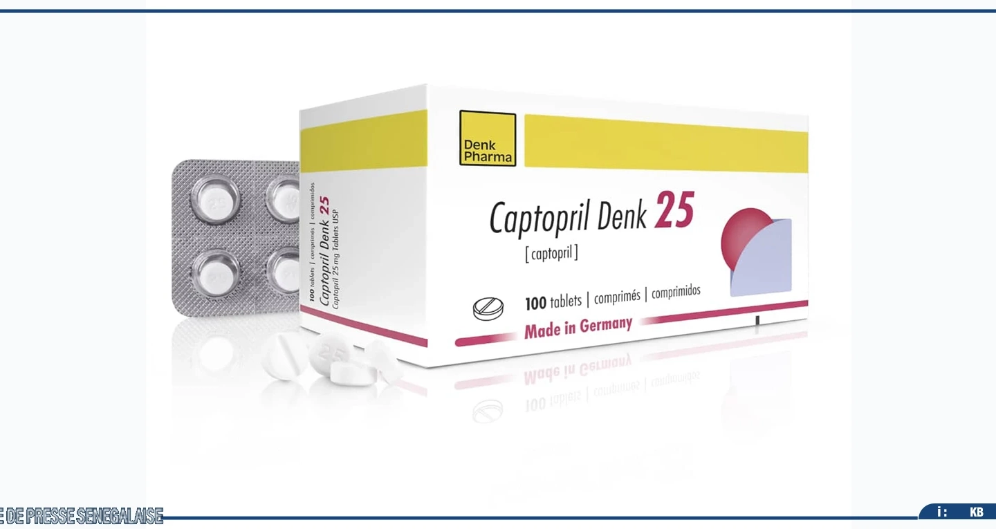 Le captopril, médicament inhibiteur, retiré du traitement de l’hypertension artérielle (ministère)