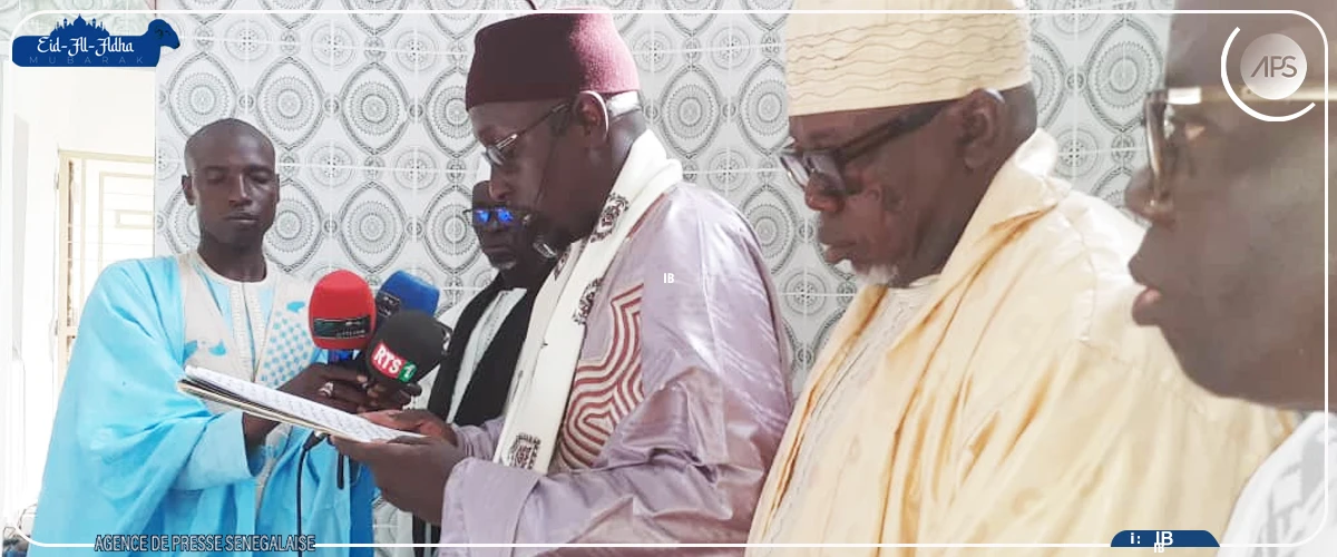 Kaffrine : l’Imam ratib de la grande mosquée prie pour un Sénégal pacifique et prospère