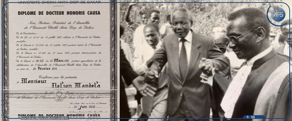 Il y a 33 ans, l’UCAD décernait le titre de Docteur Honoris Causa à Nelson Mandela