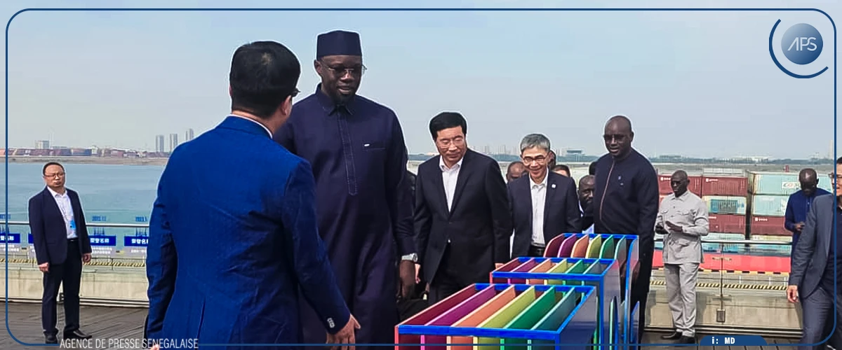 Ousmane Sonko a visité le ”port vert” de la métropole chinoise de Tianjiin