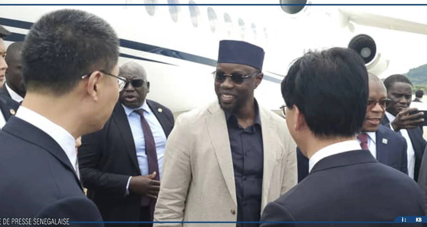 Ousmane Sonko entame une visite officielle de plusieurs jours en Chine