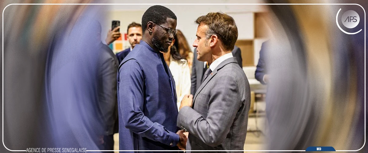 La coopération entre Dakar et Paris, ”les enjeux régionaux et internationaux’’ au menu des échanges entre les présidents Faye et Macron