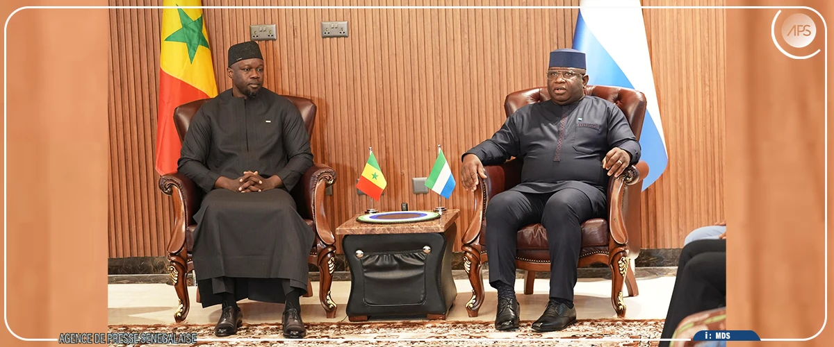 La relance du corridor Dakar-Freetown au menu de l’audience entre Ousmane Sonko et Julius Maada Bio
