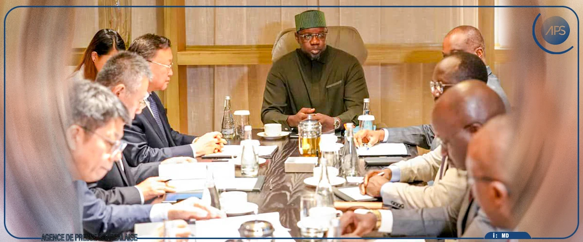 Ousmane Sonko s’entretient avec les responsables d’une multinationale chinoise spécialisée dans le développement d’infrastructures