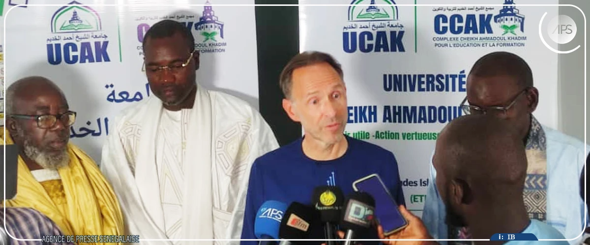 Touba : l’ambassadeur de l’Union européenne visite le complexe Cheikh Ahmadoul Khadim  ‎