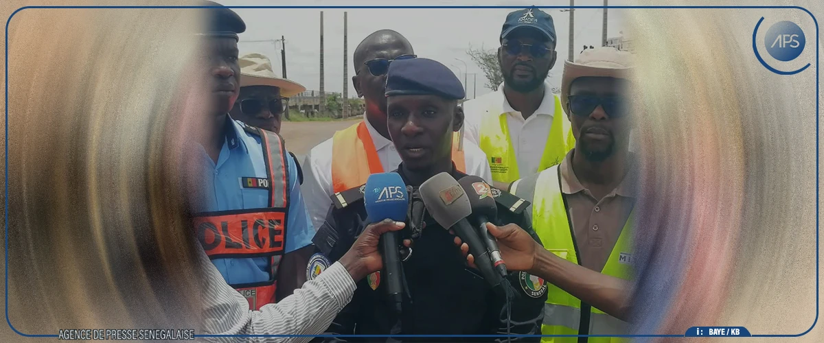 Kaolack : l'ANASER et les FDS sensibilisent les conducteurs à la sécurité routière
