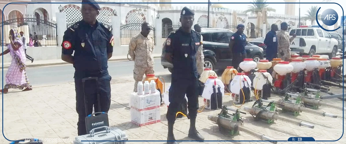 La brigade régionale de l’hygiène de Diourbel désinfecte Touba en attendant le Magal