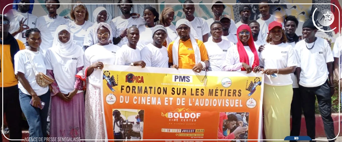 Kaffrine : une vingtaine de jeunes formés aux métiers du cinéma et de l’audiovisuel 
