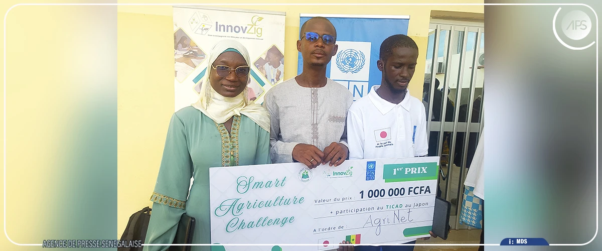 Ziguinchor: l’étudiant Mamadou Seydou Sow lauréat du concours “Smart agriculture challenge”