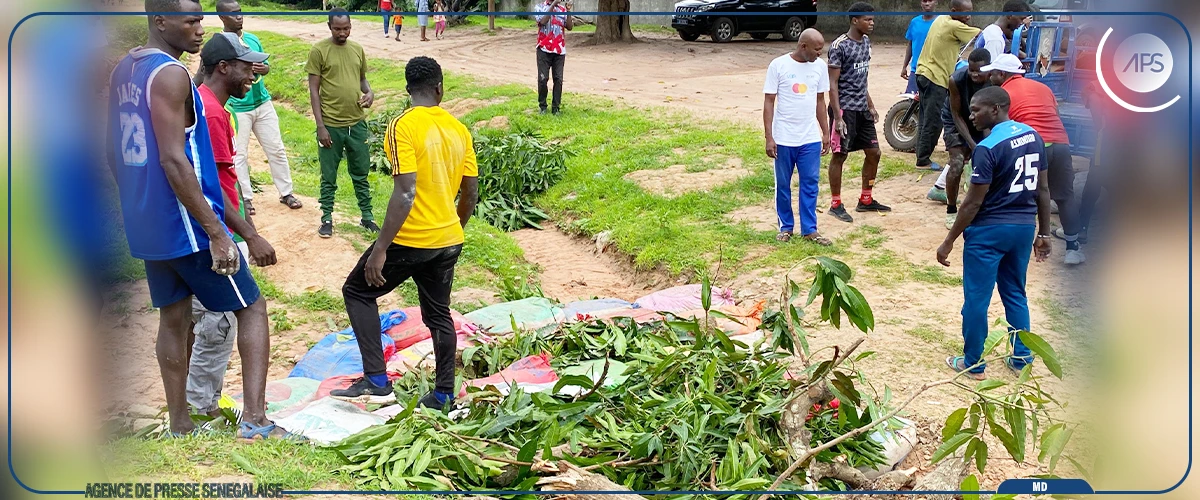 Ziguinchor: une association de jeunes restaure la route de Kenia 