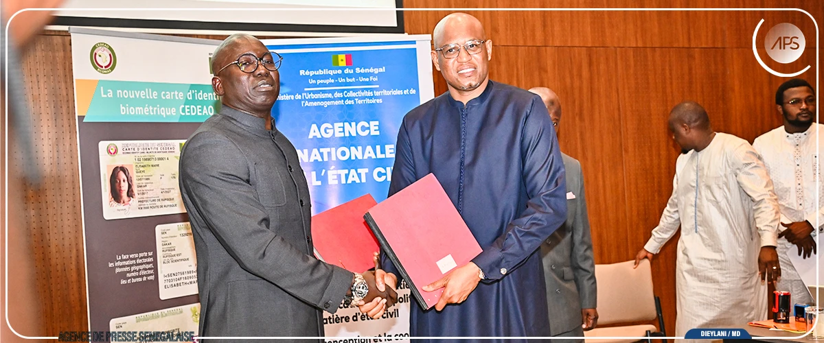 Signature d’une convention d’interopérabilité entre L’ANEC et la DAF pour la sécurisation de l’identité au Sénégal