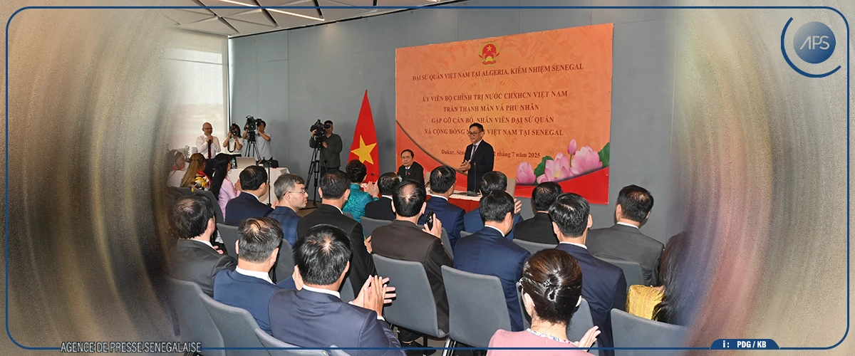 Le président de l’Assemblée nationale vietnamienne rencontre la communauté indochinoise du Sénégal
