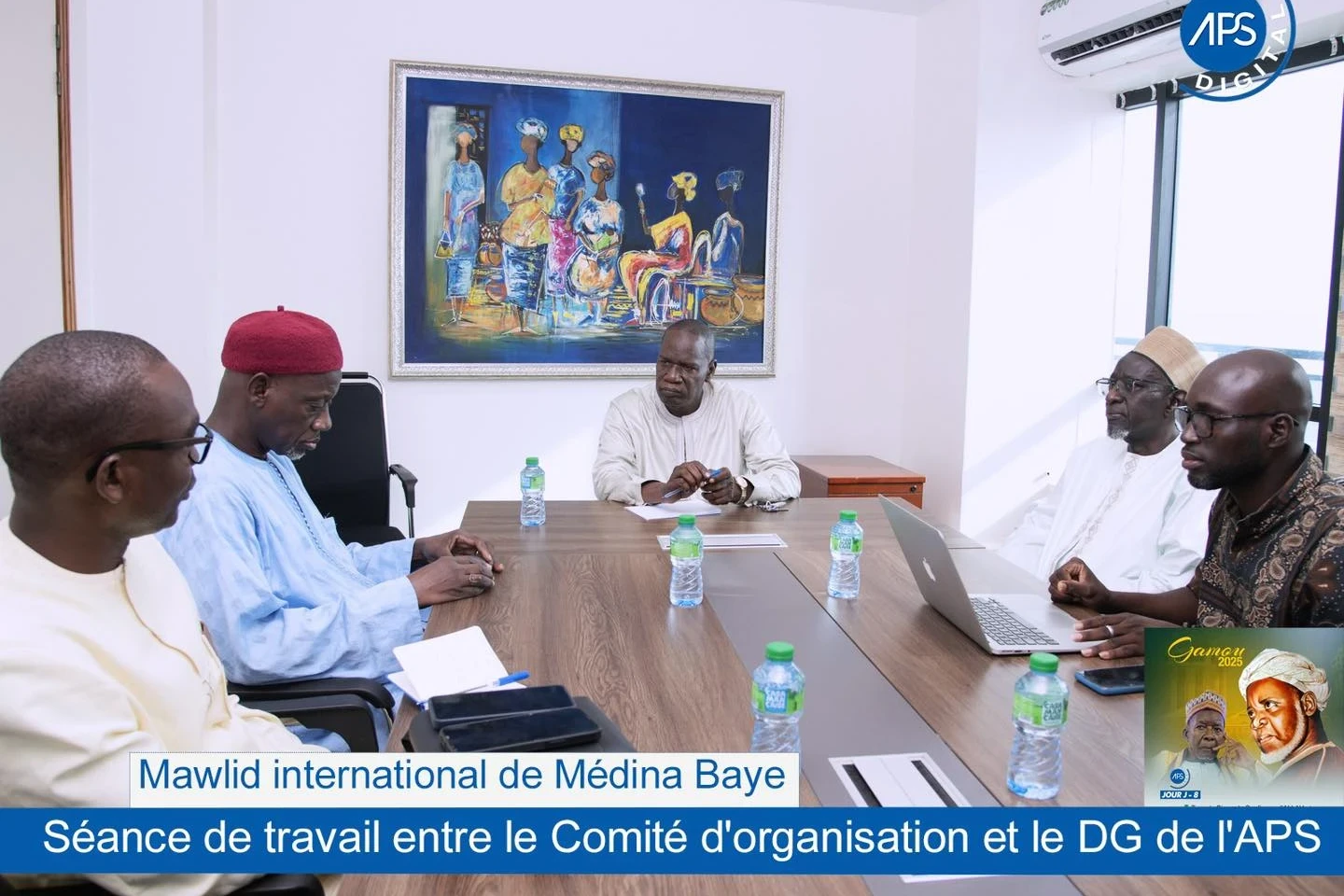 Mawlid international de Médina Baye : Séance de travail entre le Comité d’organisation et le DG de l’APS