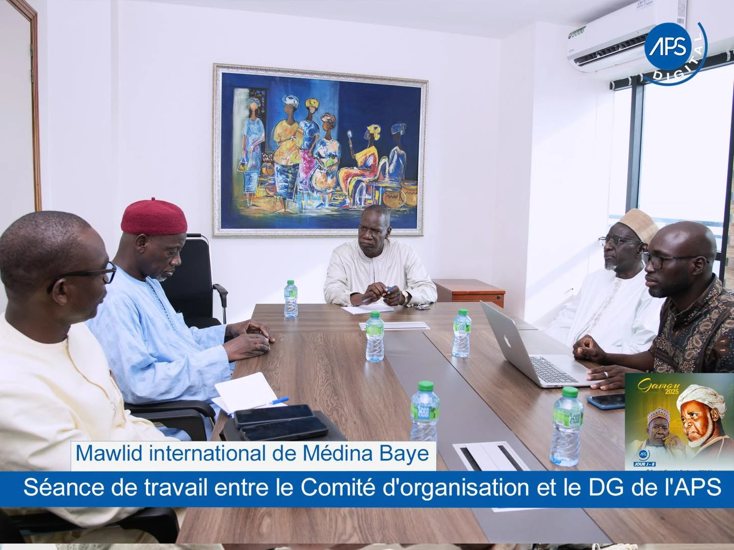 Mawlid international de Médina Baye : Séance de travail entre le Comité d'organisation et le DG de l'APS