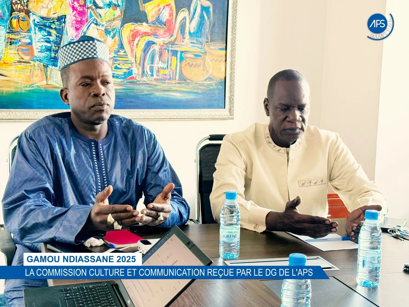 Gamou Ndiassane 2025 : La commission culture et communication reçue par la DG de l'APS