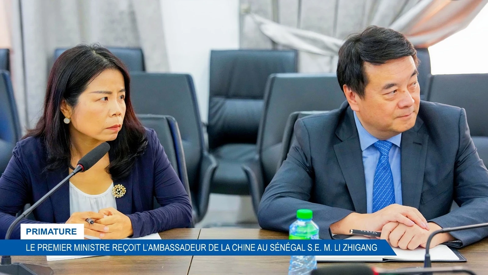 Primature : Le premier ministre reçoit l'ambassadeur de la Chine au Sénégal S.E.M. LI ZHIGANG